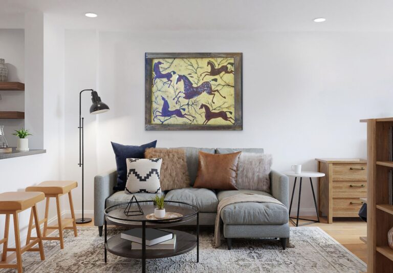 Hunting Horses Southwestern Art