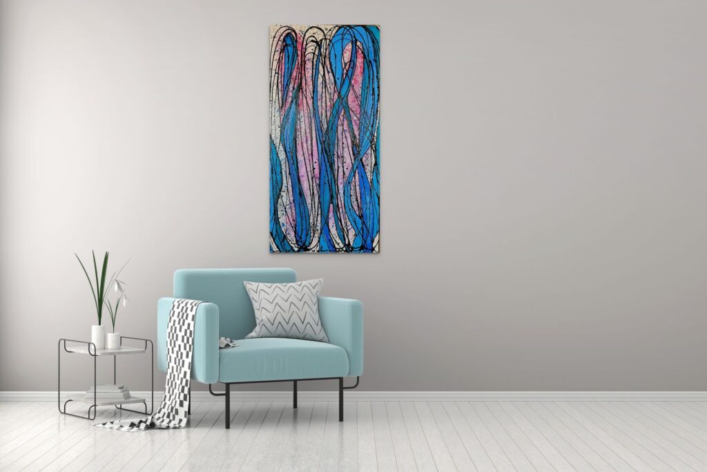 Imaginary Lines Mid-Century Modern Art